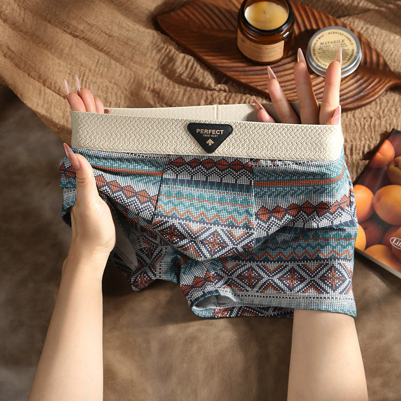 Herrboxershorts I Etnisk Stil