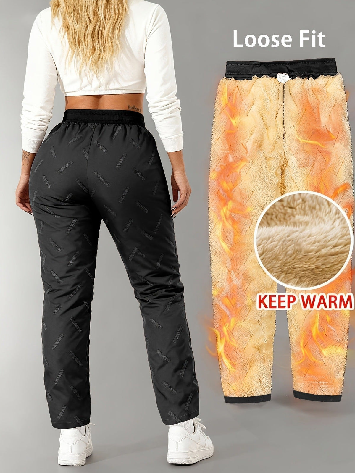 ⏳LAST DAY 50% OFF!! ✨Unisex Super Soft & Warm Fleece-Lined Waterproof Trousers