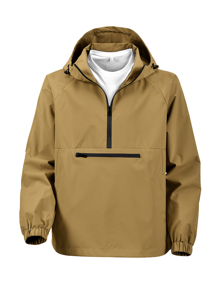 Vattentät Och Vindtät Friluftsjacka För Män