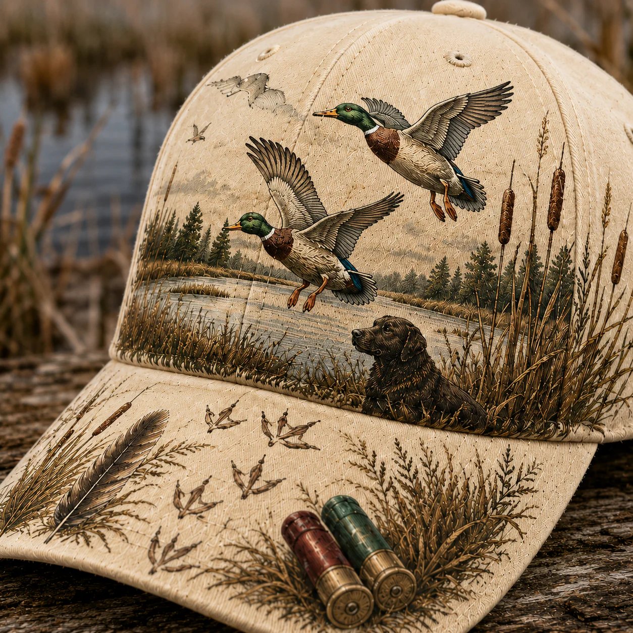 💥SPECIALERBJUDANDE 50 % RABATT –🦆 WILD & READY-MÖSSA FÖR ANKJAKT – 100 % BOMULL
