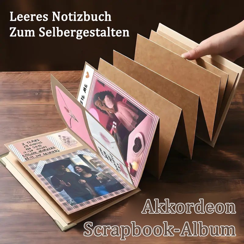 ✨Minnesbevararen: 230 cm hopfällbart scrapbookalbum 📚
