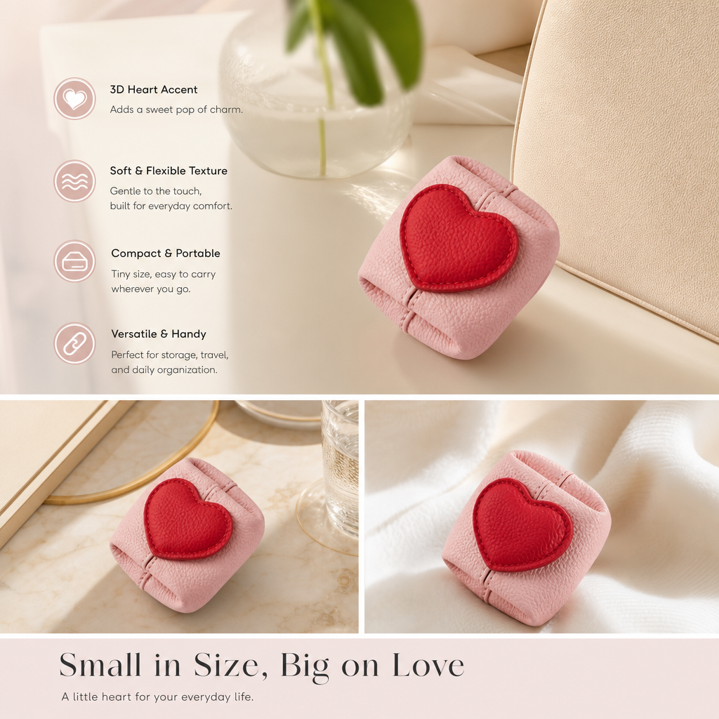 „Sweetheart“ Mini-Lederetui