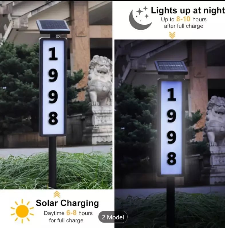 Solar-Türschild Außenleuchte(Kostenloser Versand)