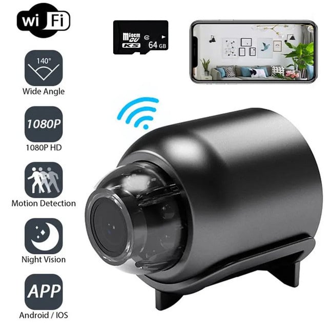 👀👀Mini trådlös Wifi-kamera 1080P HD