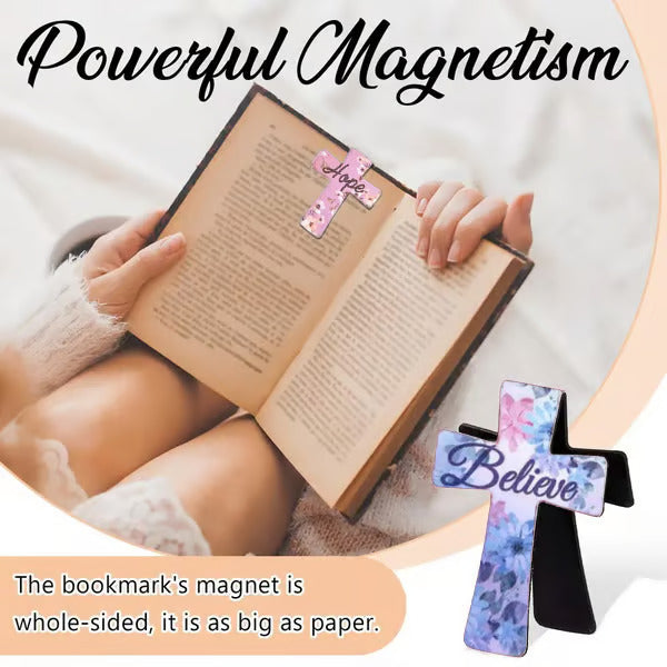📖magnetiska korsbokmärken - perfekt present för bibelstudier, lärare och studenter 🌸✝️