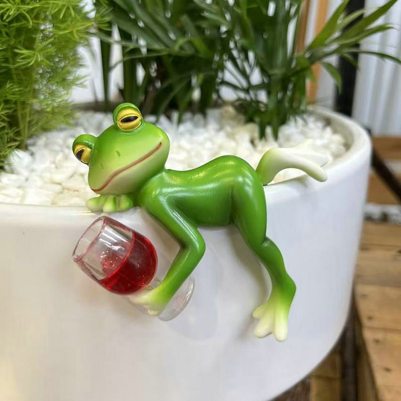 Dekorationer för klättrande grodor