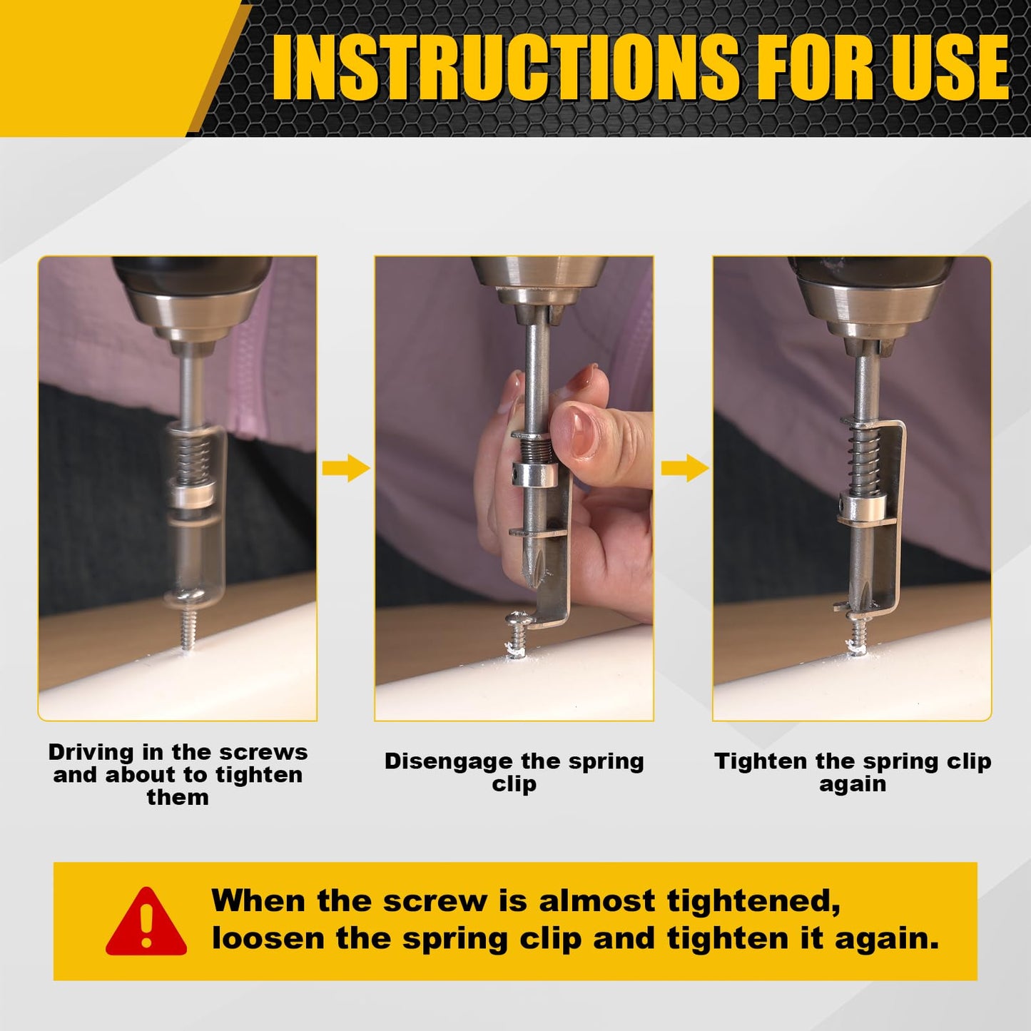 2 st fjäderbelastade skruvhållar