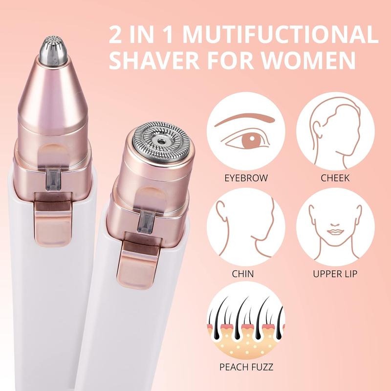 2-in-1-Gerät zur Augenbrauen- und Gesichtshaarentfernung für Frauen