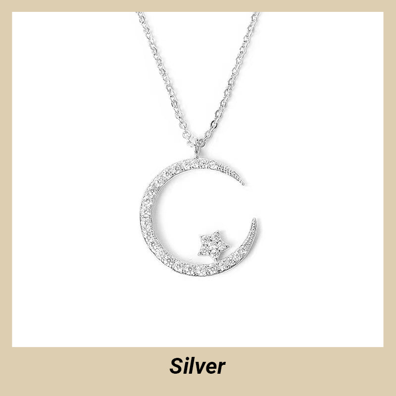 🎁 KÖP 1 FÅ 1 GRATIS! 🌙✨ Bright Night: Moon Star Necklace – Glow-in-the-Dark Elegance with Celestial Charm 💫🌌