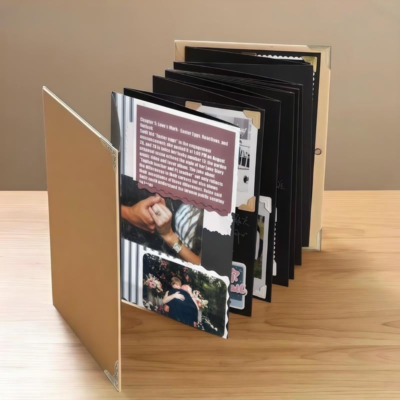 ✨Minnesbevararen: 230 cm hopfällbart scrapbookalbum 📚