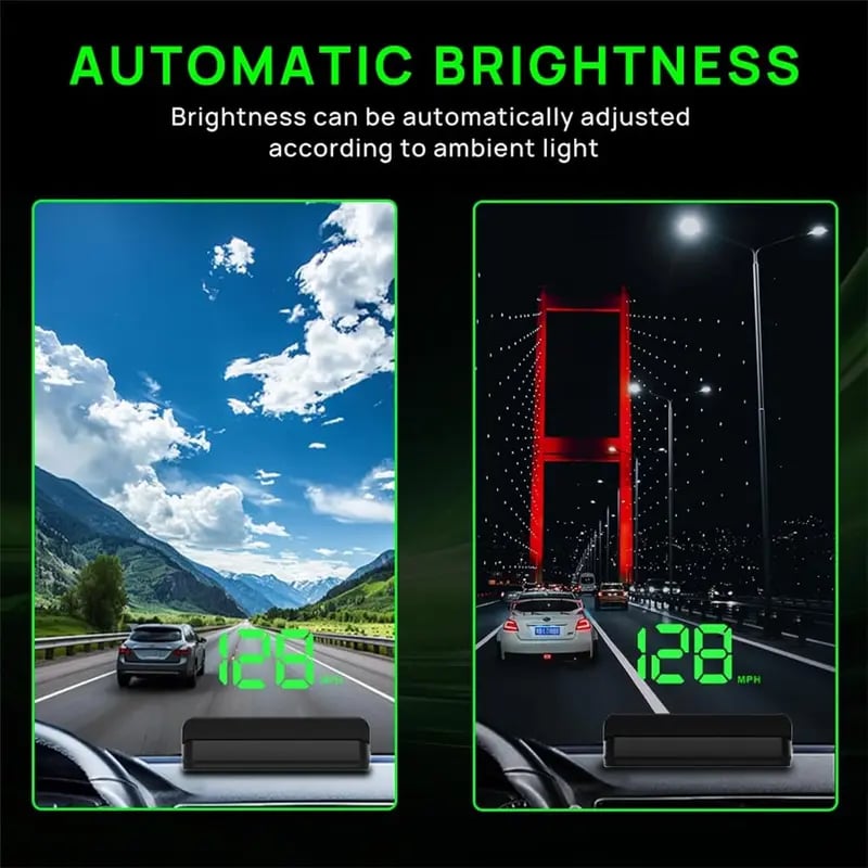 🔥🔥Head Up Display Bil GPS Digital hastighetsmätare