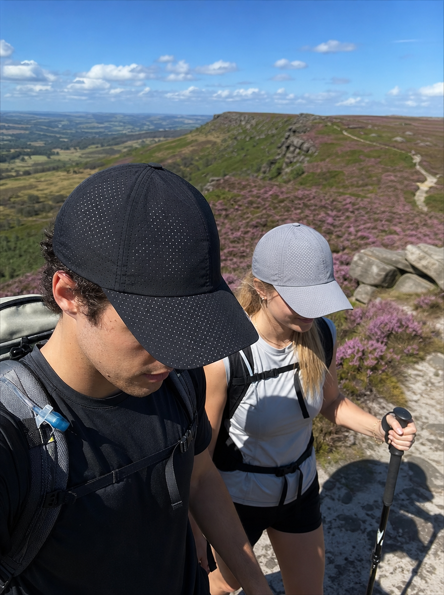 🌬️Snabbtorkande basebollkeps med UV-skydd – Andningsbar, justerbar unisexkeps