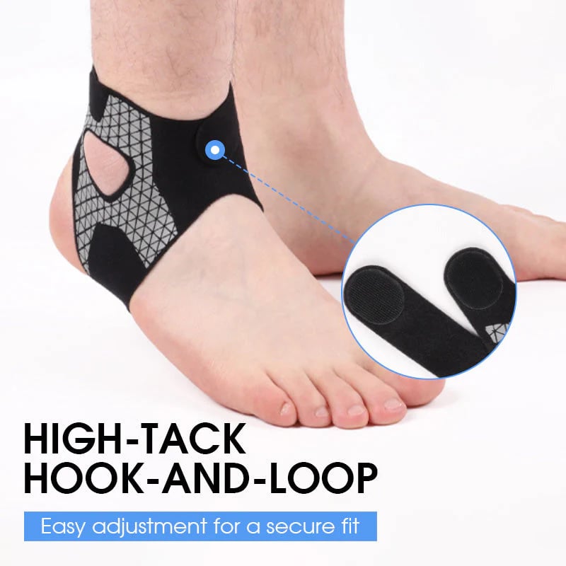 ⏳50 % rabatt idag ⏰ Justerbart elastiskt fotledsstöd 🦶 Bekvämt stöd för sport, promenader och vardagsbruk