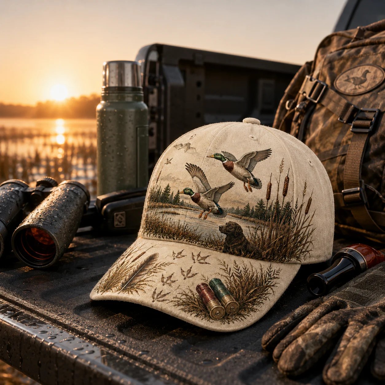 💥SPECIALERBJUDANDE 50 % RABATT –🦆 WILD & READY-MÖSSA FÖR ANKJAKT – 100 % BOMULL