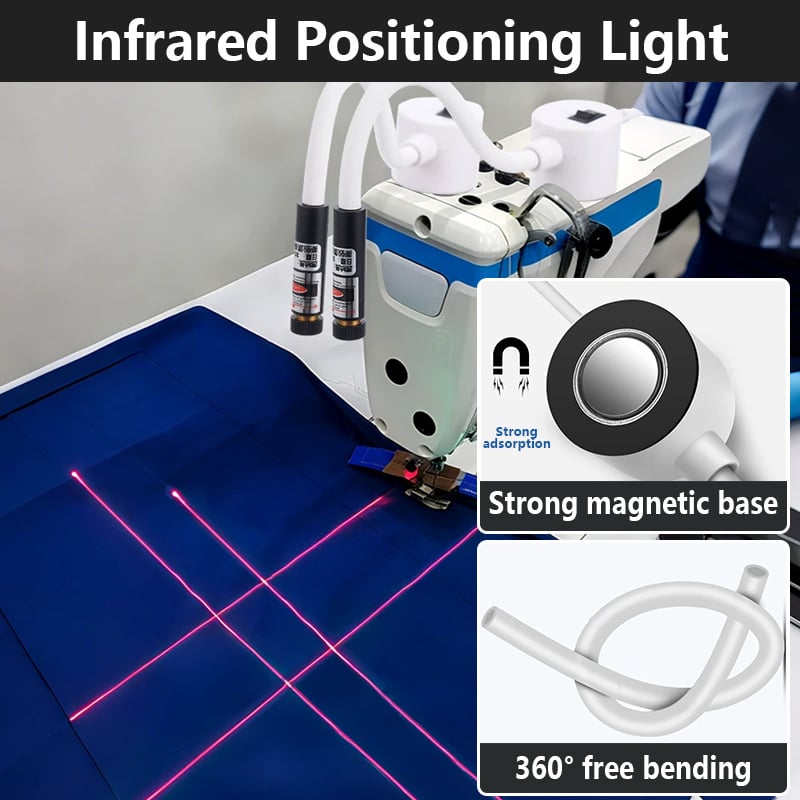 🔥NYÅRSREA - Magnetisk positioneringsquiltningslaserljus för symaskin