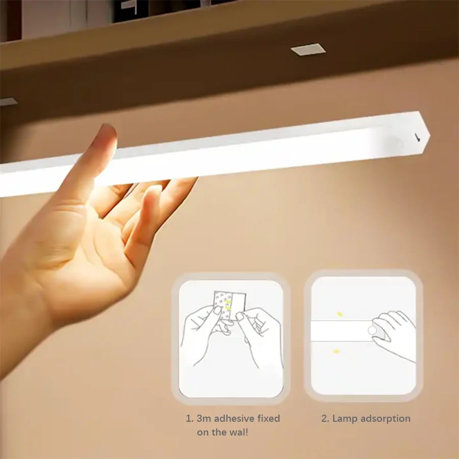 🔥NYÅRSREA - Uppladdningsbara LED-lampor utan stans Smart Sensor Magnetic