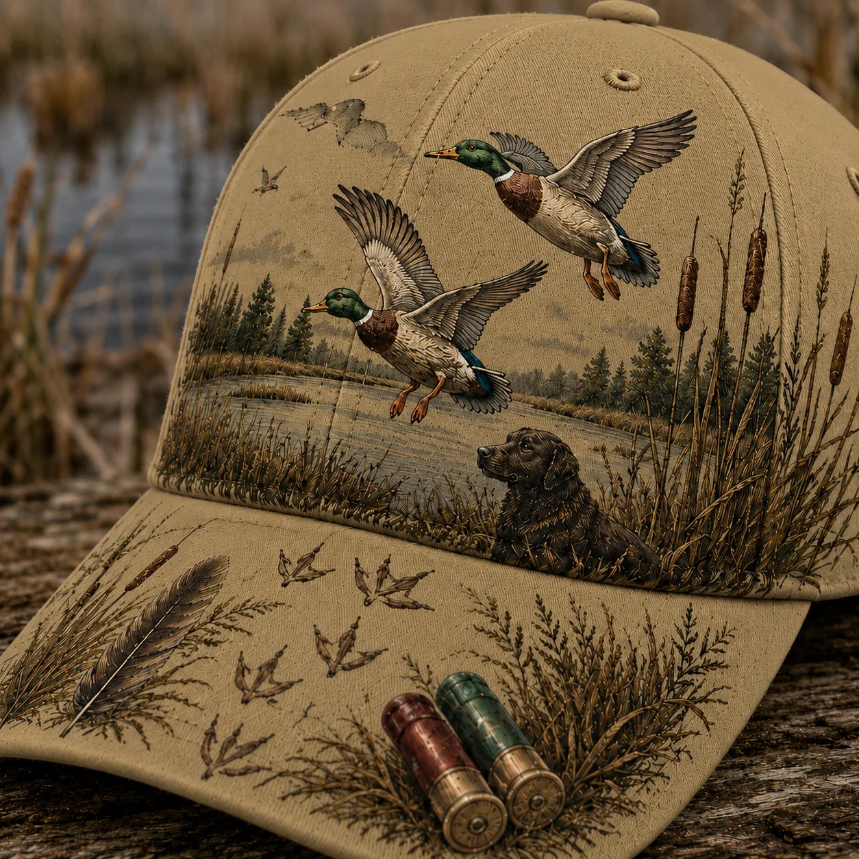 💥SPECIALERBJUDANDE 50 % RABATT –🦆 WILD & READY-MÖSSA FÖR ANKJAKT – 100 % BOMULL