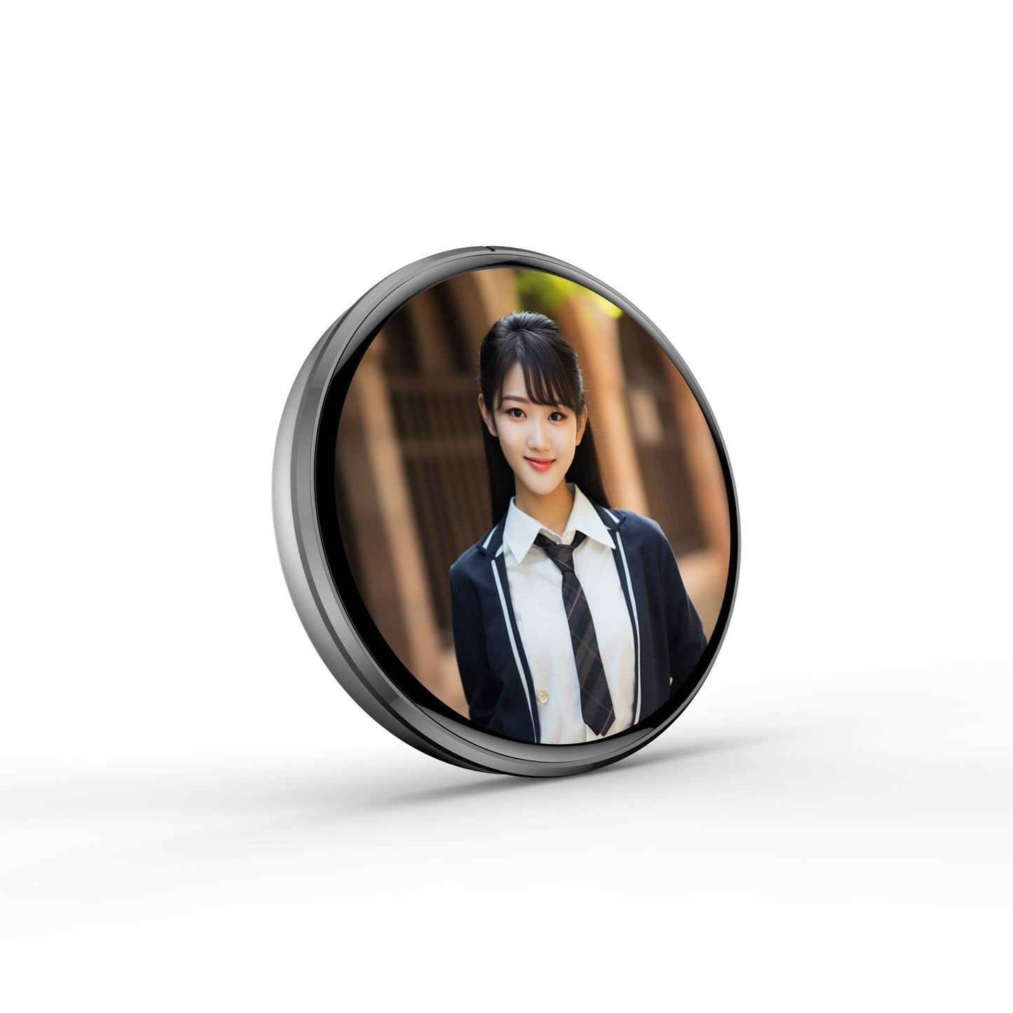📱 Pixel Touch Digital Badge Screen – 📸 500 mAh lättviktig foto-/video-/GIF-pin