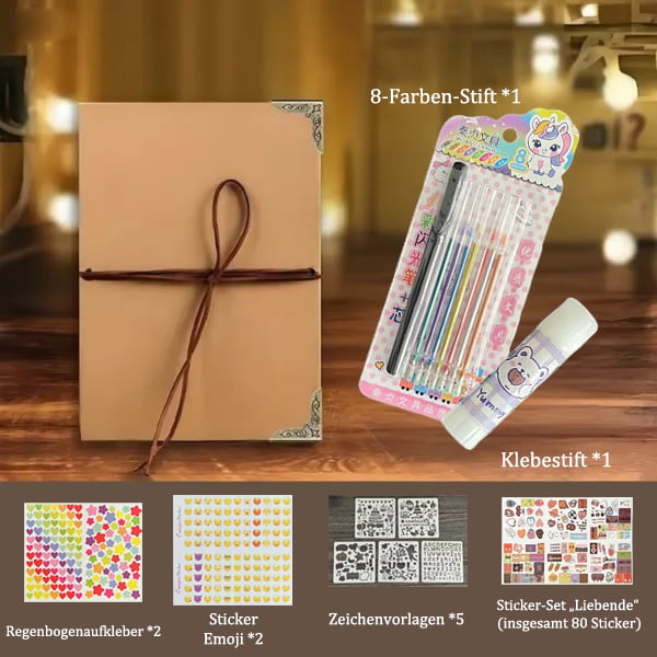 ✨Minnesbevararen: 230 cm hopfällbart scrapbookalbum 📚
