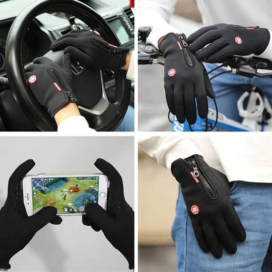🔥Hot Sale 50 % rabatt🎉Unisex vattentäta vinterhandskar med pekskärm