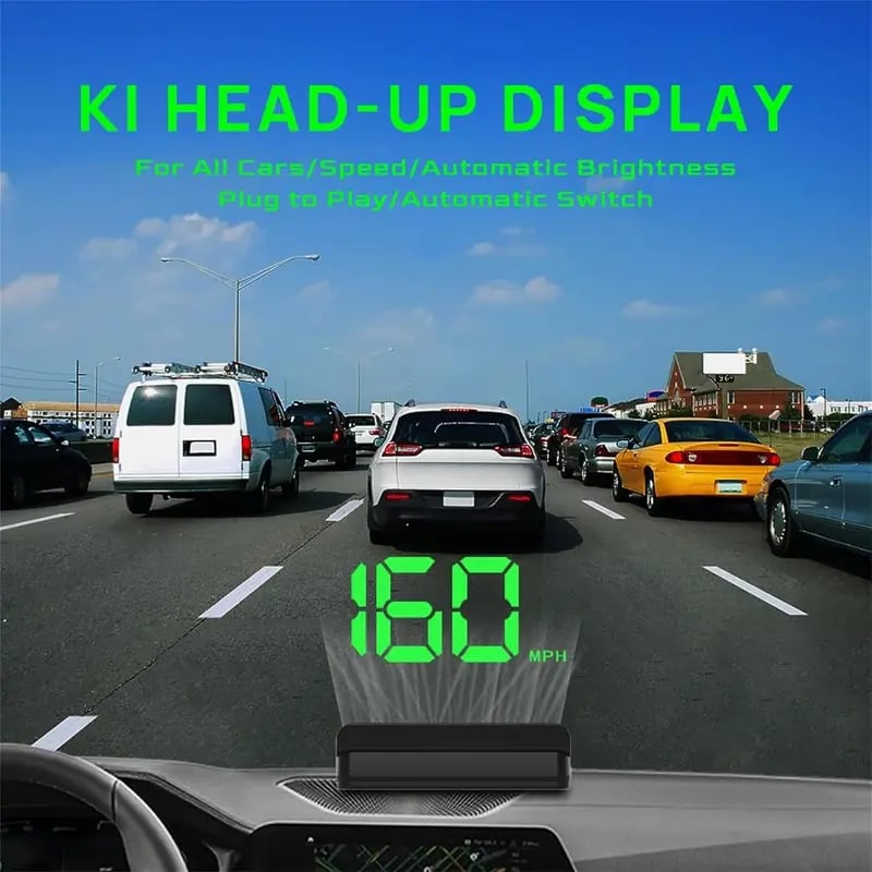 🔥🔥Head Up Display Bil GPS Digital hastighetsmätare