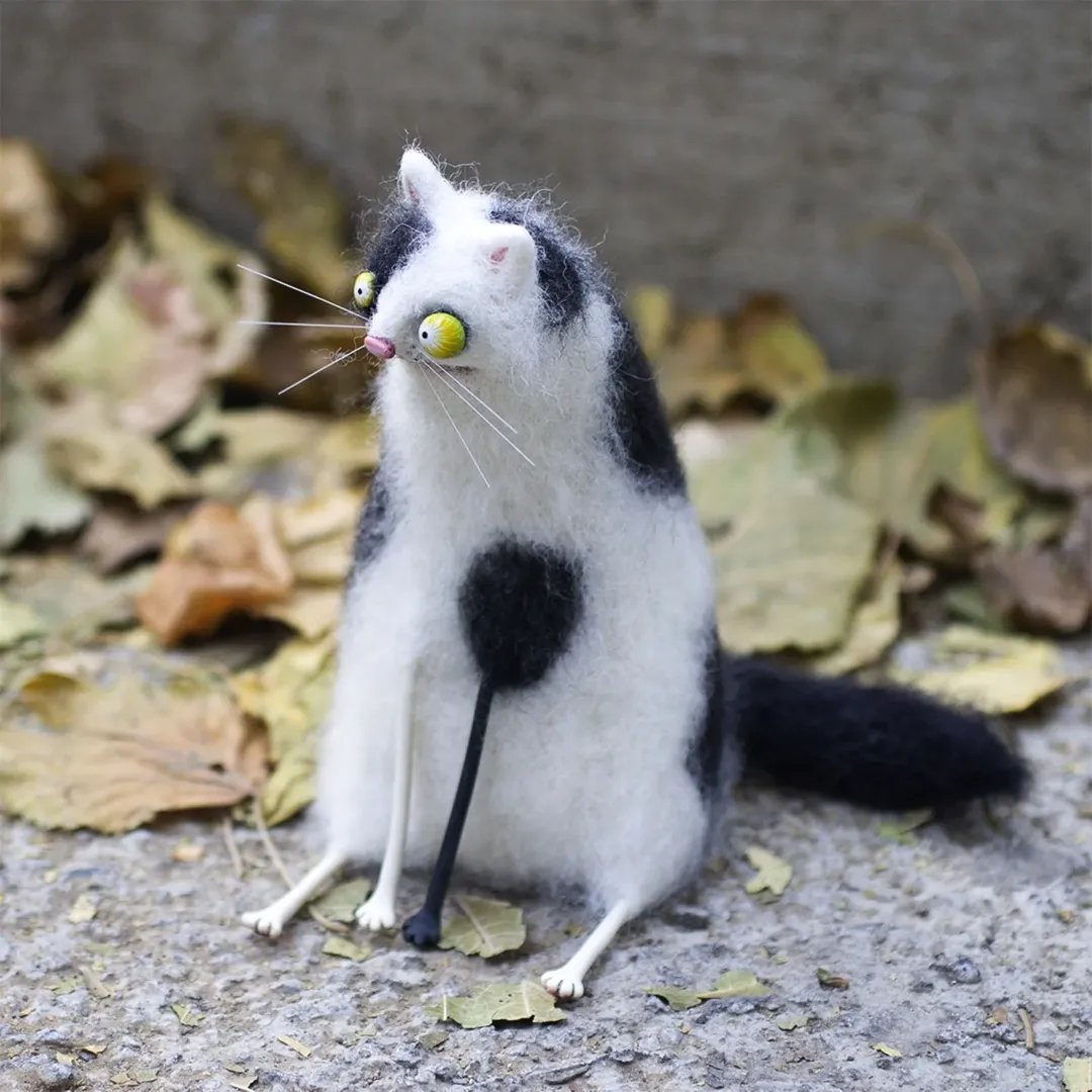 🎄✨Familjärer av ullfilt – originella handgjorda följeslagare