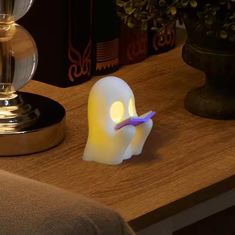 🔥Sista dagen 50% rabatt - 🔥Läsande spöke Halloween-dekoration