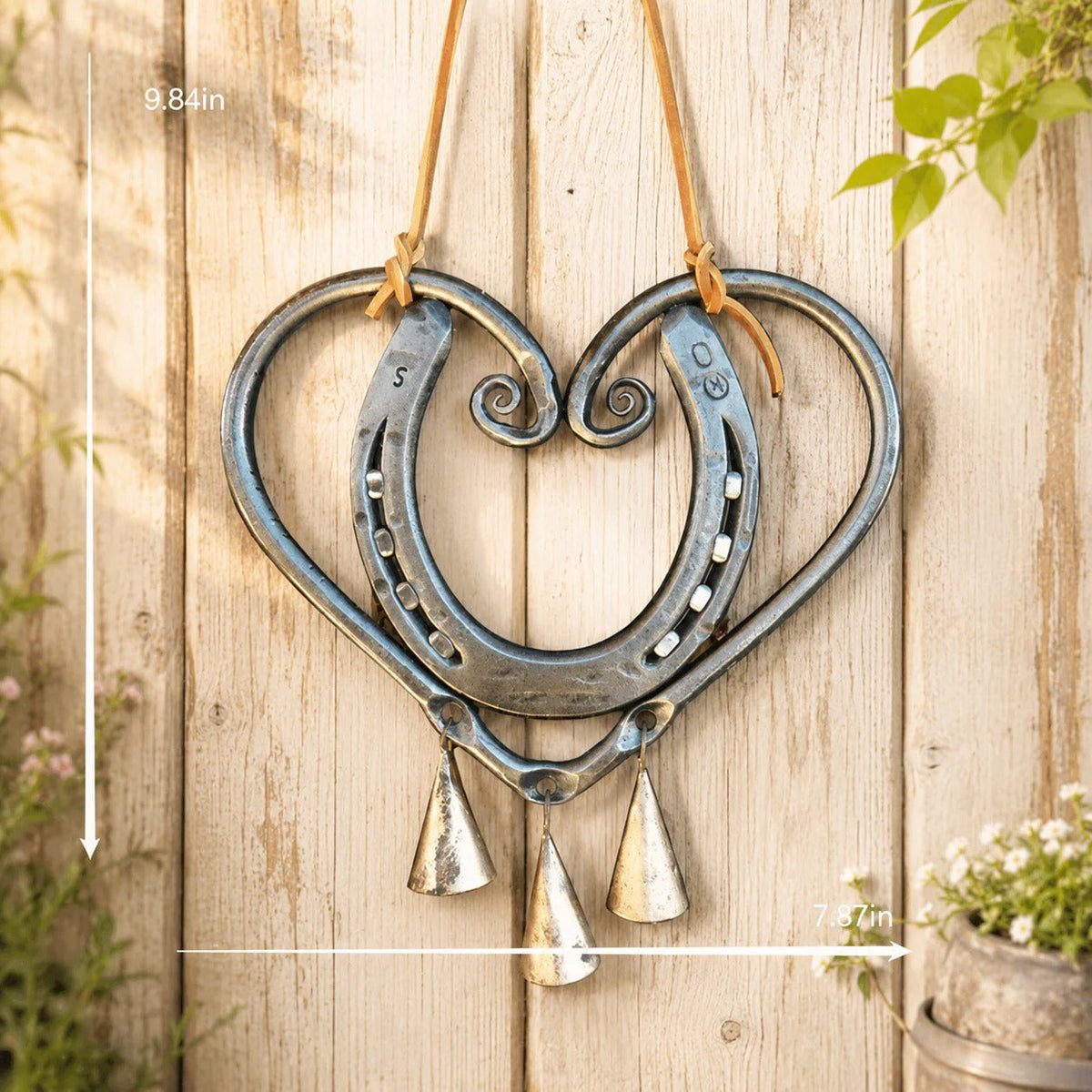 💥LAST DAY 50% OFF🔥The Horseshoe Heart Wind Chime ❤🐎
