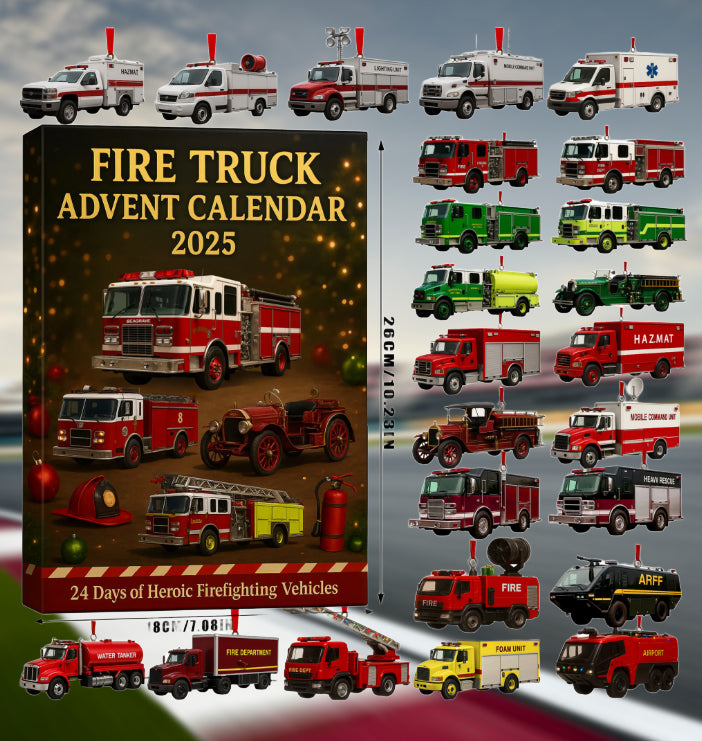 🚒🔥Brandbilsadventskalender 2025🎁🌲