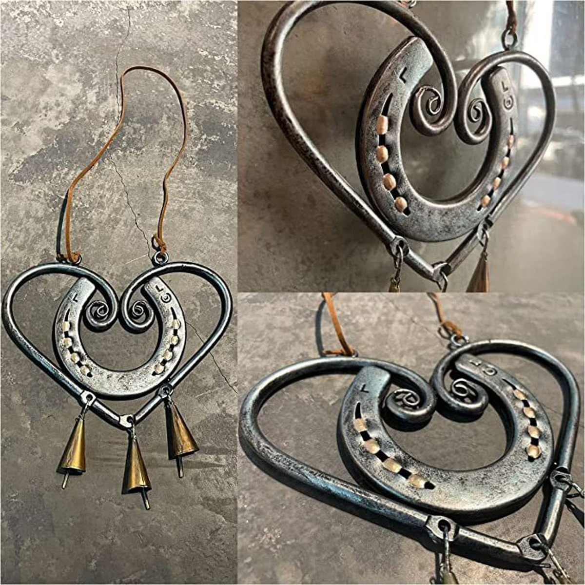 💥LAST DAY 50% OFF🔥The Horseshoe Heart Wind Chime ❤🐎