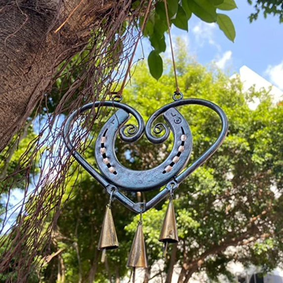 💥LAST DAY 50% OFF🔥The Horseshoe Heart Wind Chime ❤🐎