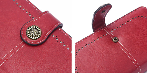 Plånbok med dragkedja för kvinnor （50% rabatt）