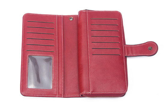 Plånbok med dragkedja för kvinnor （50% rabatt）