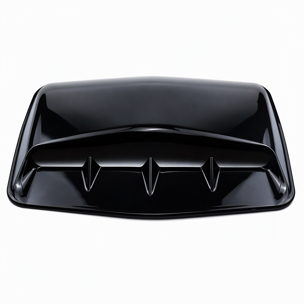 Car Hood Decorative Air Vent Sticker Adhesive Fake Intake Scoop Bonnet Trim Shark Gill Style
