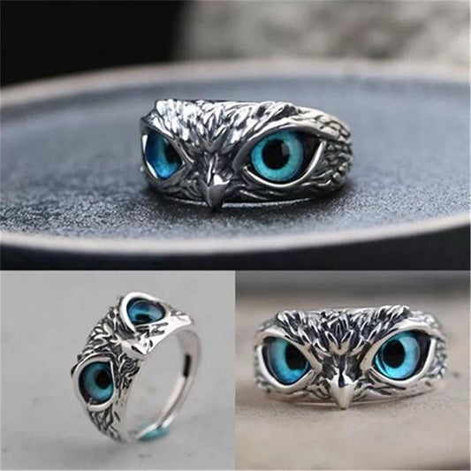 ⭐ Uggla – ring i vintagestil – Köp 1, få 1 gratis ⭐