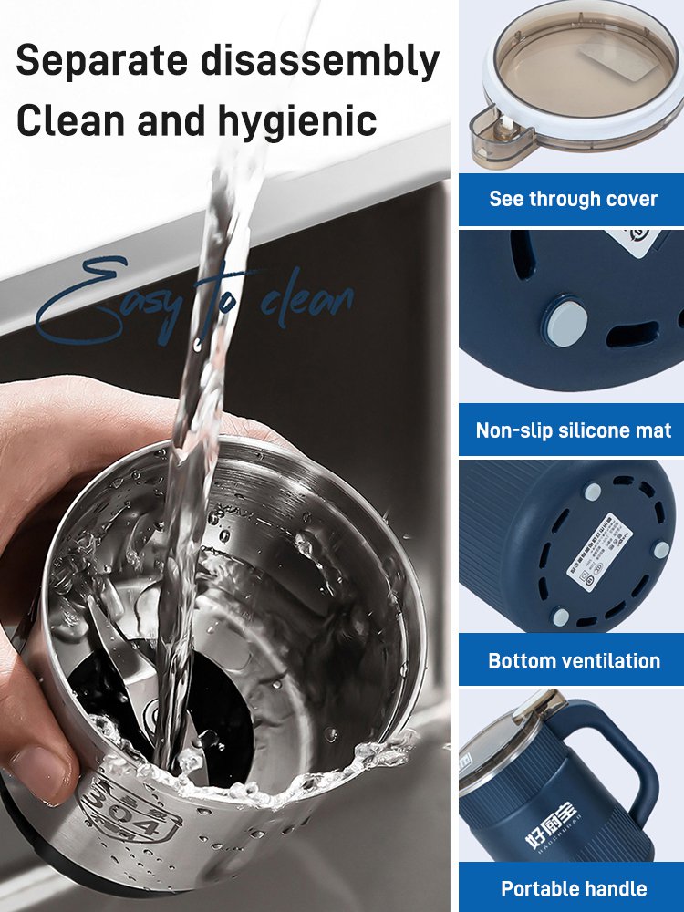 ⏳ Tidsbegränsad special⏰ Stor kapacitet Elektrisk höghastighets kross- och slipkopp 🫘