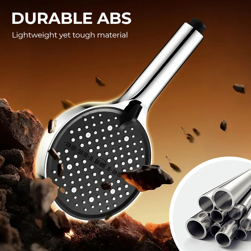 Högtrycksjusterbart regnduschhuvud