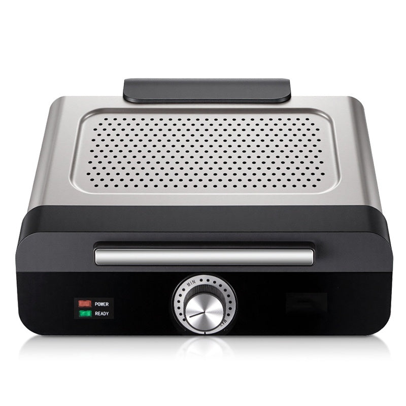 ⏳Begränsat erbjudande⏰Rökfri inomhusgrill 2200 W med nonstick-belagd platta🥩
