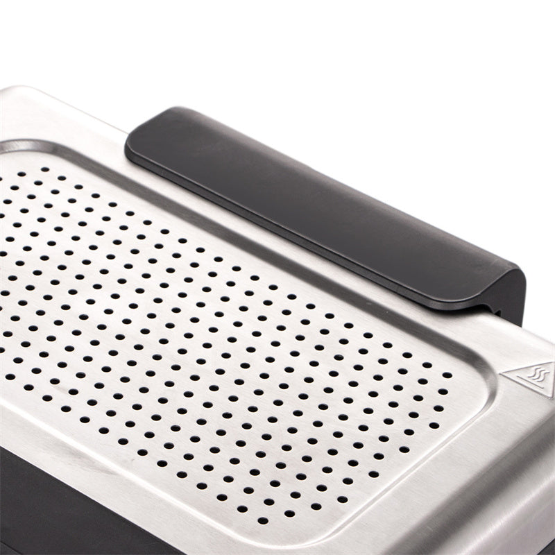 ⏳Begränsat erbjudande⏰Rökfri inomhusgrill 2200 W med nonstick-belagd platta🥩