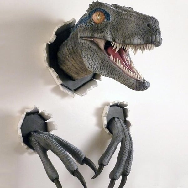 🎉3D-väggdekoration med dinosaurier🦖
