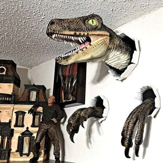 🎉3D-väggdekoration med dinosaurier🦖