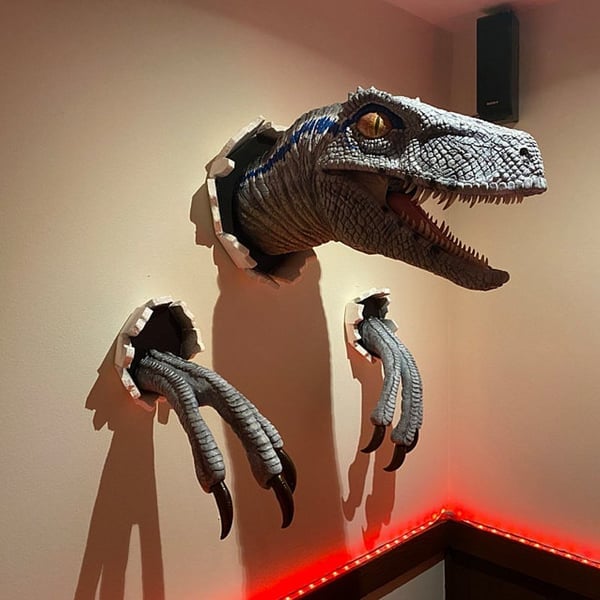 🎉3D-väggdekoration med dinosaurier🦖