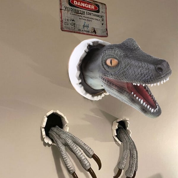 🎉3D-väggdekoration med dinosaurier🦖