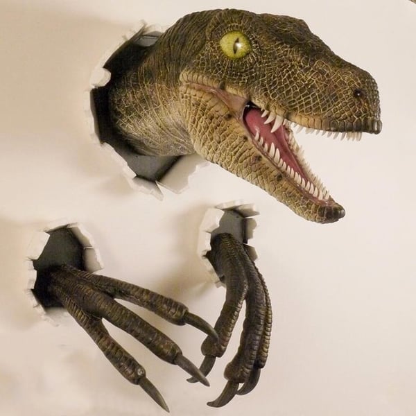 🎉3D-väggdekoration med dinosaurier🦖