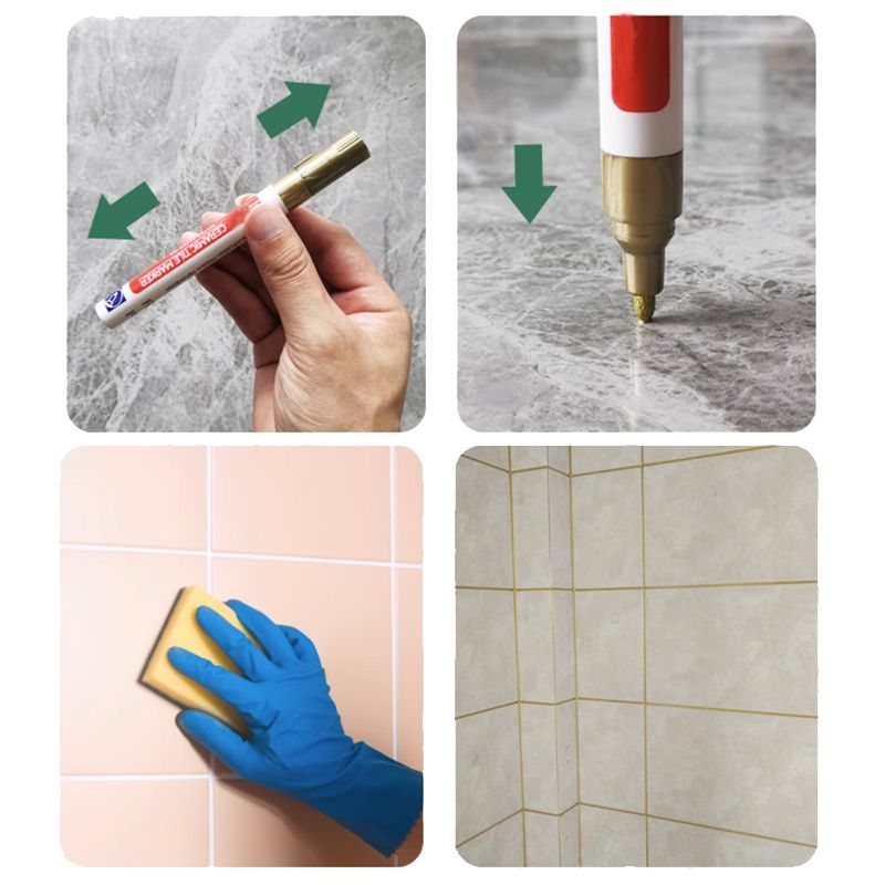 Mögelresistent och vattentät fogpenna för keramiska plattor/Tile Grout Pen