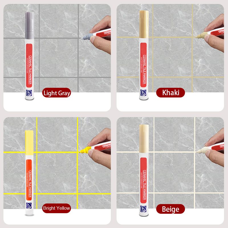 Mögelresistent och vattentät fogpenna för keramiska plattor/Tile Grout Pen