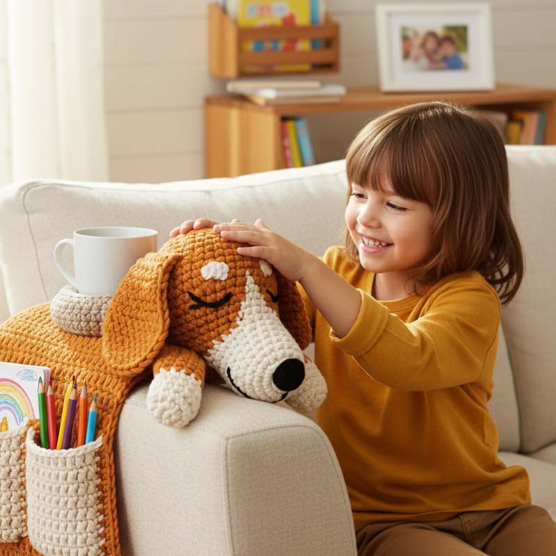 🎁Neujahrsverkauf 50 % Rabatt💖 Entzückender Sessel-Organizer in Hundform