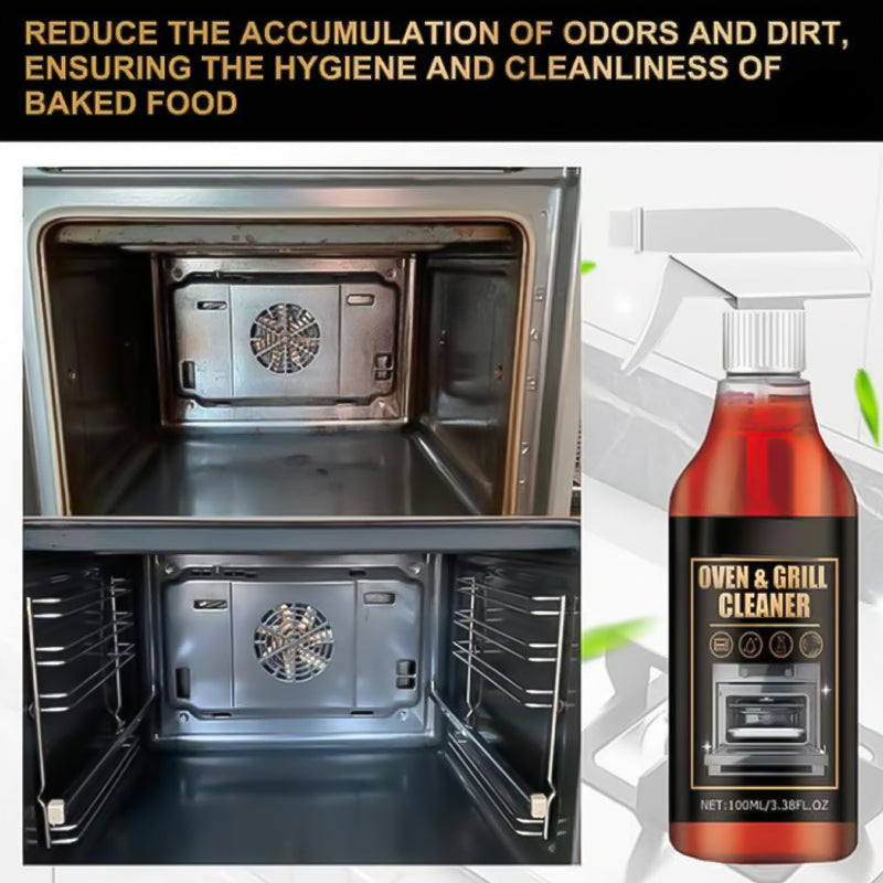✨ Rengöringsspray för ugnar och grillar – löser upp fett på 5 minuter, ingen skrubbning behövs, tar bort lukter 🔥