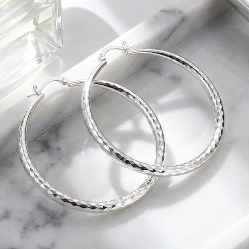 🎉KÖP 1, FÅ 1 GRATIS🎁Diam🎉 KÖP 1, FÅ 1 GRATIS 🎁 Diamantslipade hoop-örhängen för kvinnor – eleganta, glittrande 💎ond-Cut Hoop-örhängen för kvinnor
