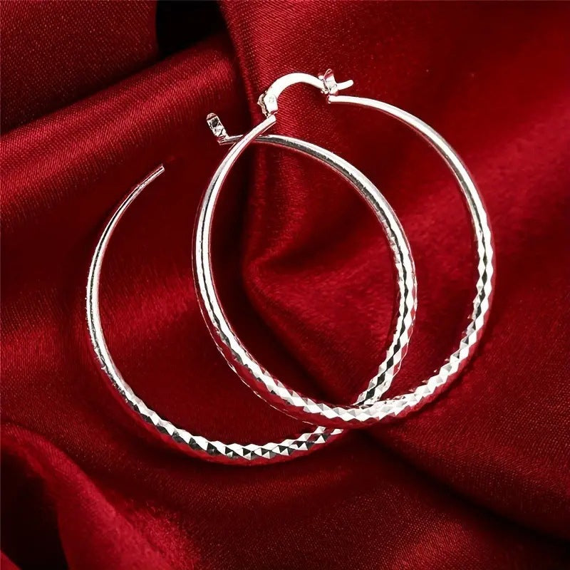 🎉KÖP 1, FÅ 1 GRATIS🎁Diam🎉 KÖP 1, FÅ 1 GRATIS 🎁 Diamantslipade hoop-örhängen för kvinnor – eleganta, glittrande 💎ond-Cut Hoop-örhängen för kvinnor